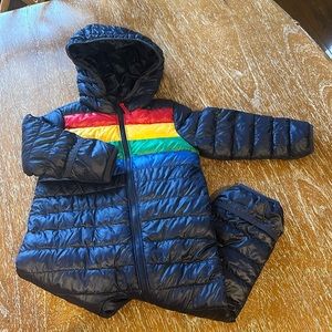 Primary classic rainbow bunting, size 12-18 months